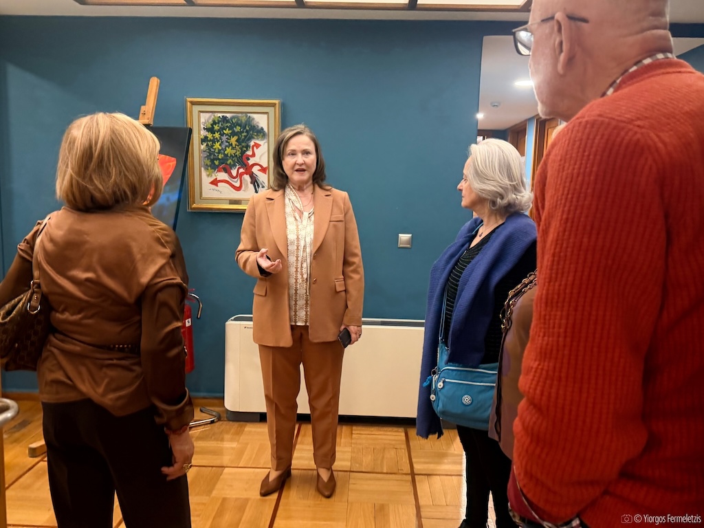 Φίλοι της ΑΚΟΣ ξεναγήθηκαν στην έκθεση «Ανθίζω Καρπίζω Προχωρώ»